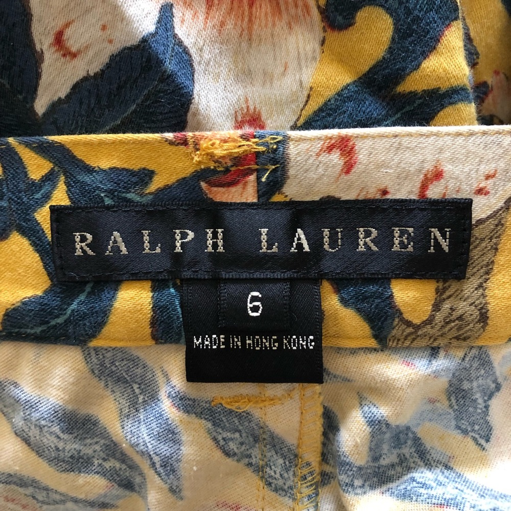 Ralph Lauren Black Label Floral Printed Pants - Picture 6 of 6